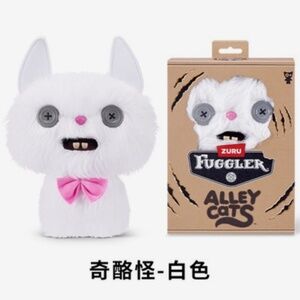 ZURU Fugglers Alley Cats White Cheezee 9'' Plush